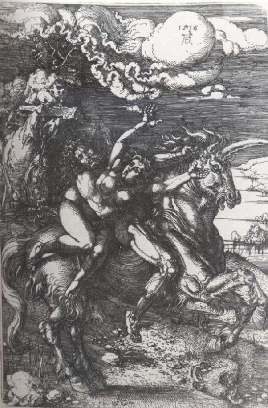 Albrecht Durer The Abduction on the Unicorn oil painting picture